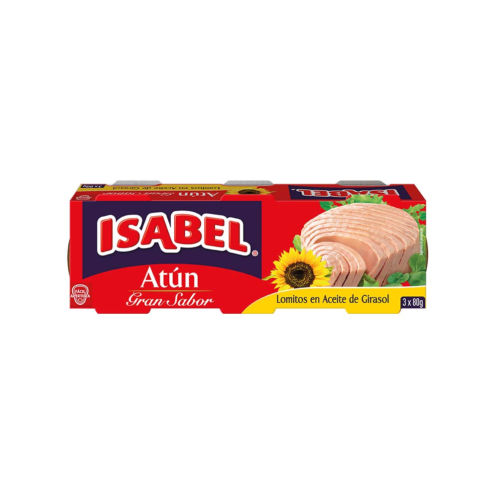 Isabel Lomitos de Atún en Aceite de Girasol 160 g