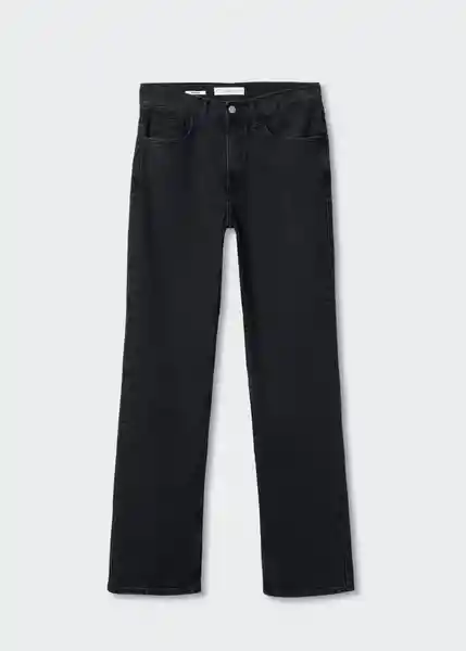 Pantalón Jean Matilda Tejano Negro Talla 44 Mujer Mango