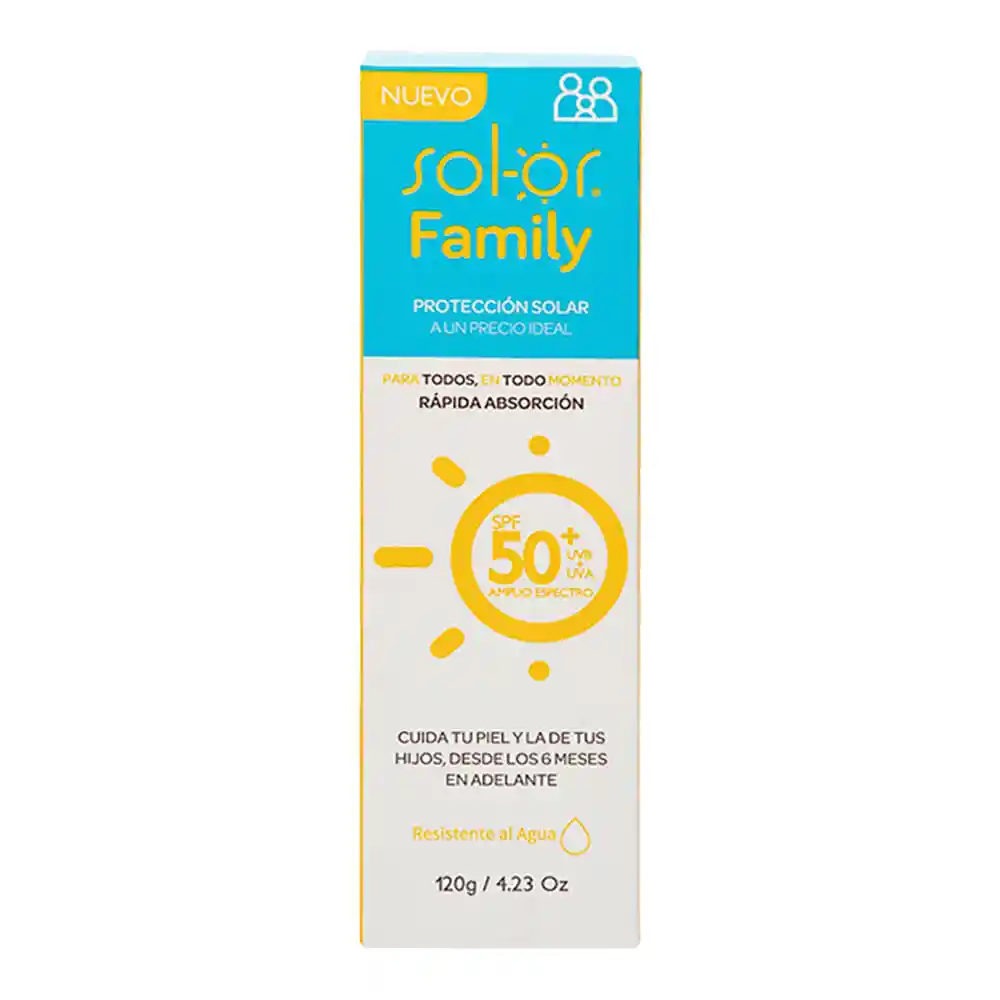 Bloqueador Sol-or Family Spf