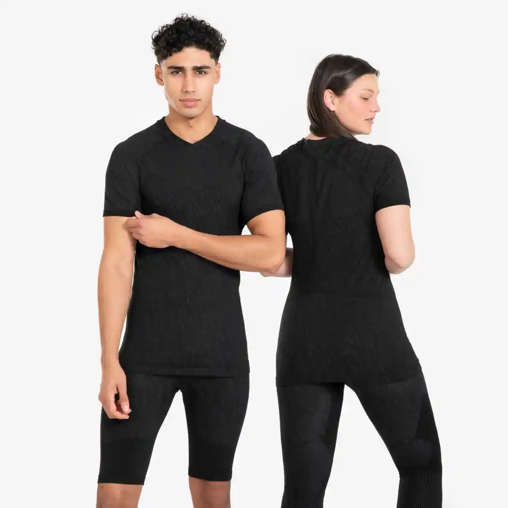 Ropa Interior Térmica Cuello Alto Manga Larga Adulto Keepdry Negro