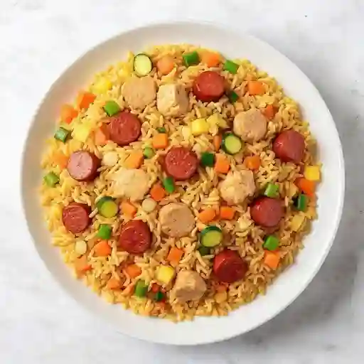 Arroz cuatro carnes (mil gramos )