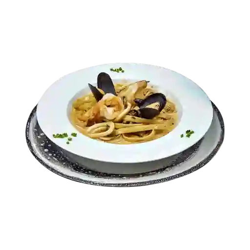 Pastas setas y mariscos