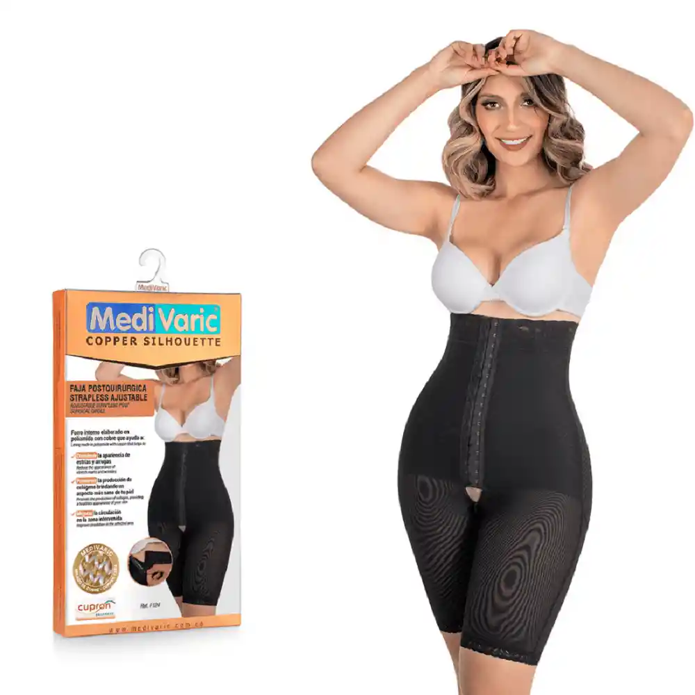Faja Strapless Copper Silhouette L Beige