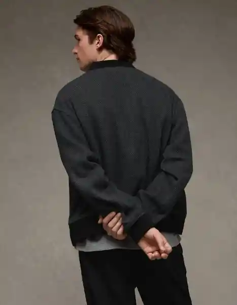 Chaqueta Hombre Gris Talla MEDIUM 1779020 American Eagle