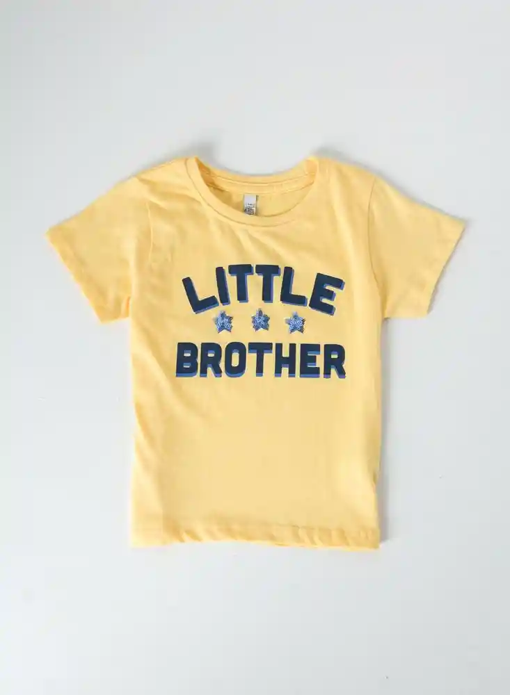 Camiseta Manga Corta 2t-amarillo