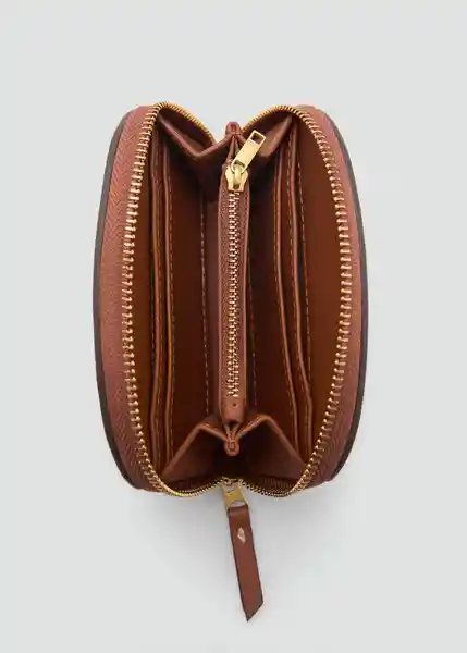 Billetera M Marais Cuero Talla 99 Mujer Mango