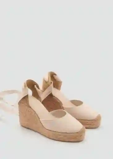 Zapatos Ona Crudo Talla 37 Mujer Mango
