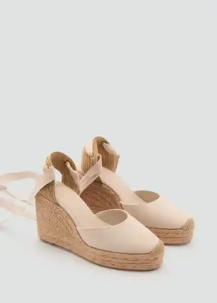 Zapatos Ona Crudo Talla 37 Mujer Mango