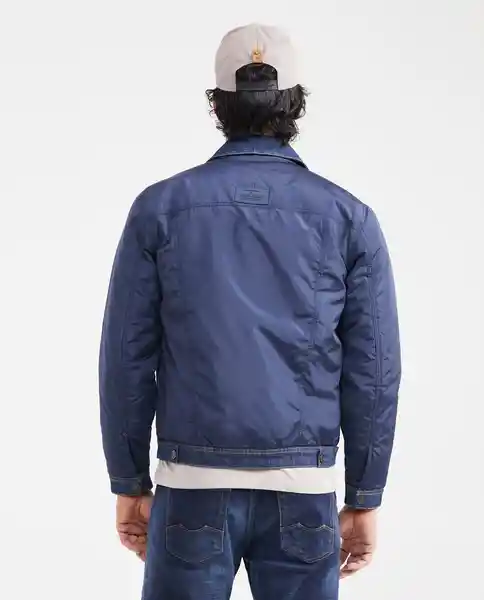Chaqueta Trucker Denim Azul Dark Ultra Oscuro Talla M Chevignon