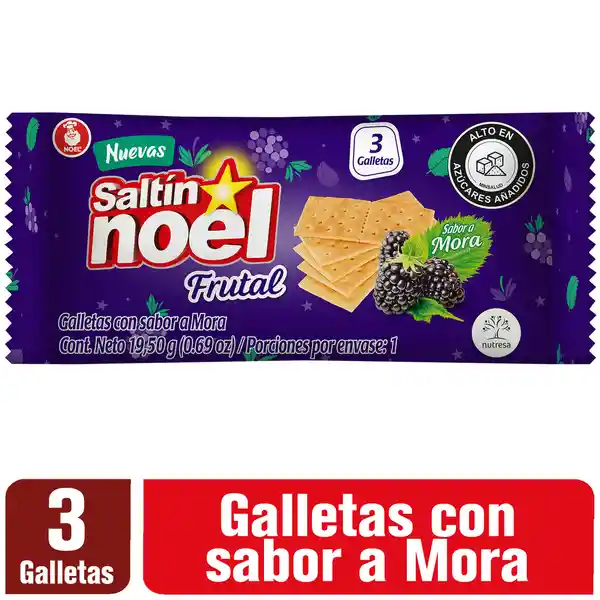 Galleta Saltin Noel Mora Bolsa