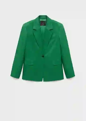 Blazer Americana Otero Verde Talla M Mujer Mango