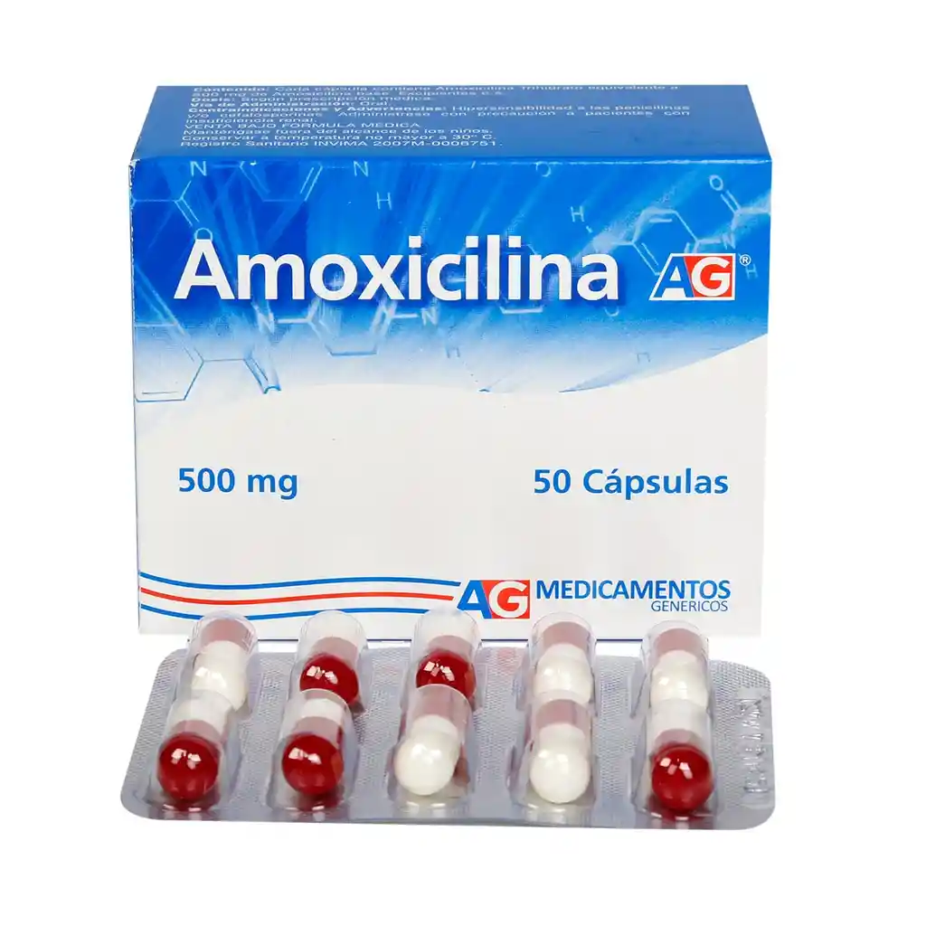 American Generics Amoxicilina (500 mg)