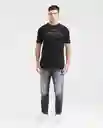 Camiseta Authentic Negro Sombrío Ultra Oscuro T. L Chevignon