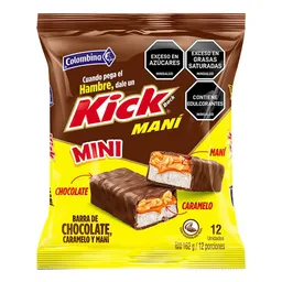 Colombina Barra de Chocolate Kick Mani