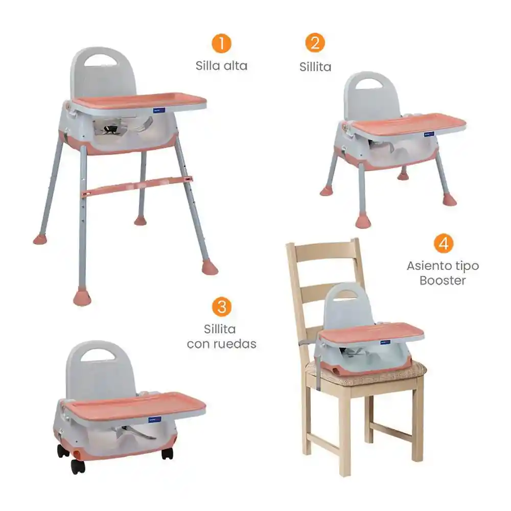 4 en 1 Null - Rosado