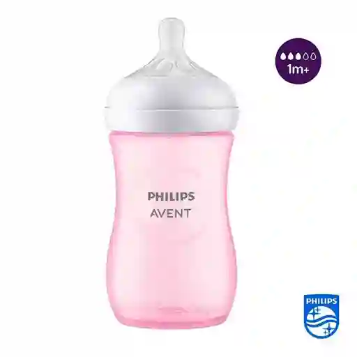 Avent Biberón Rosa de 9 Oz nat30