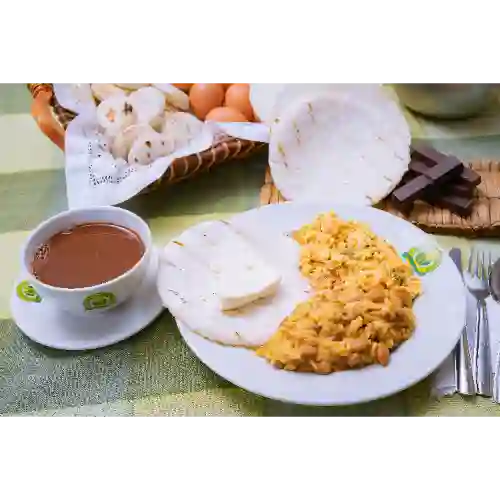Desayuno Tradicional con Calentao