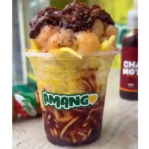 Mango en Tiras + Mamón + Chamoy