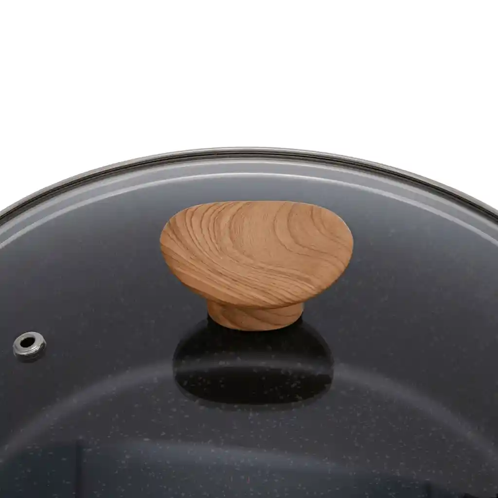 Sartén Imusa Natural Stone de Con Tapa de Vidrio