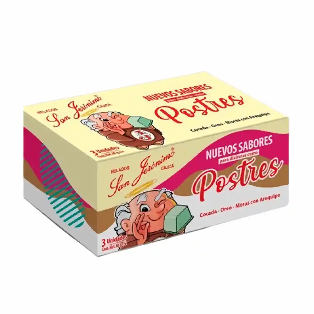 San Jerónimo Postres Helados Sabores Surtidos