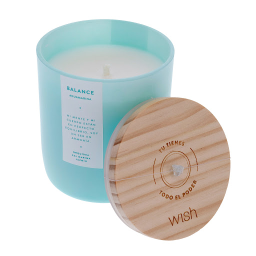 Vela Wish Azul Balance