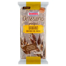 Bimbo Ponqué Banano con Nuez de Brasil