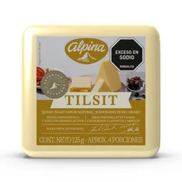 Queso Tilsit Alpina Natural (125 Gr)