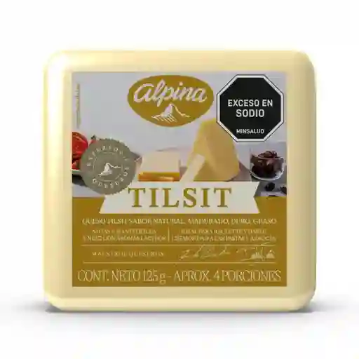 Queso Tilsit Alpina Natural (125 Gr)