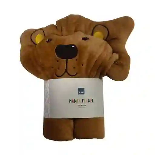 Manta Flanel Kids León 70x140 Cm Krea