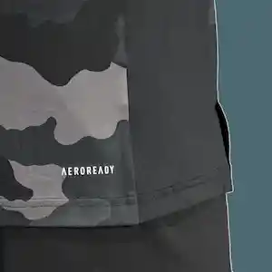 Adidas Camiseta Camo Aop T Para Hombre Negro Talla Ref: IS6153