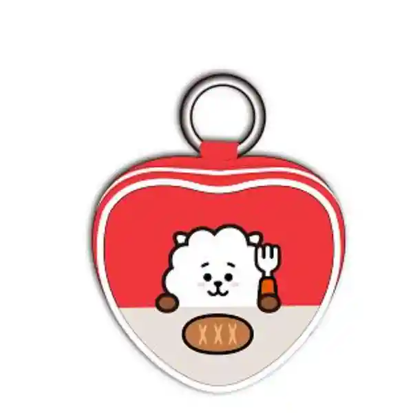 Monedero Corazón Serie Bt21 Rj Miniso