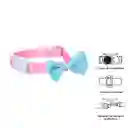 Collar Ajustable Para Gato Michi Rosado