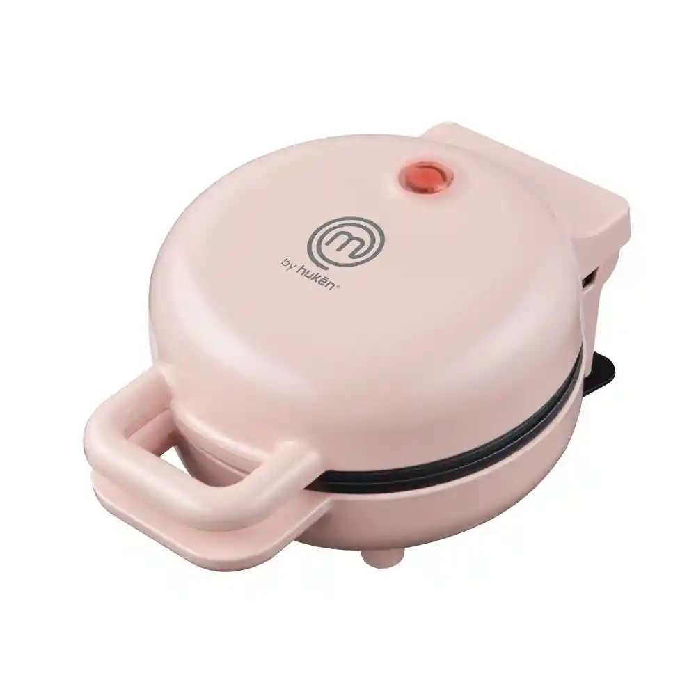 Maquina Mini Hot Cakes Rosa 1 Rebanada Masterchef® By Hukën® Color Rosa Claro