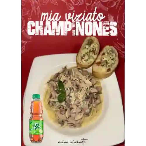 Combo Spaguetti en Salsa de Champiñones + Tea 500 ml