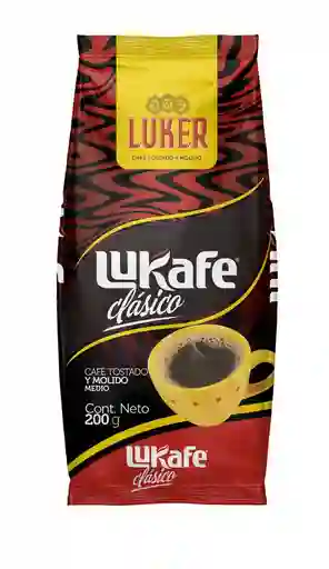 Café Lukafe Clásico Medio Tostado y Molido (200 Gr)