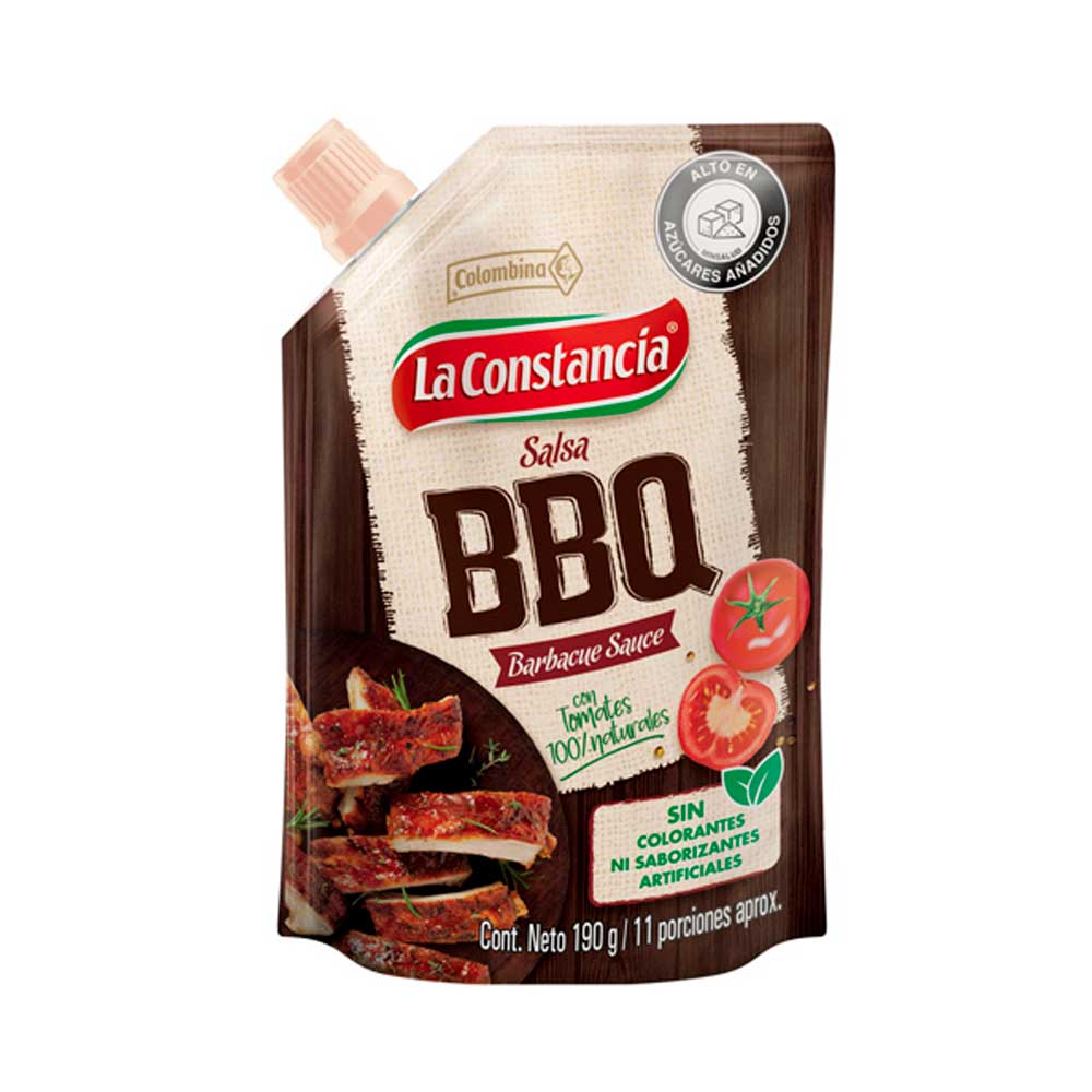 La Constancia Salsa Bbq con tomates naturales 190 g