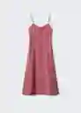 Vestido Boscol-H Rosa Talla XS Mujer Mango