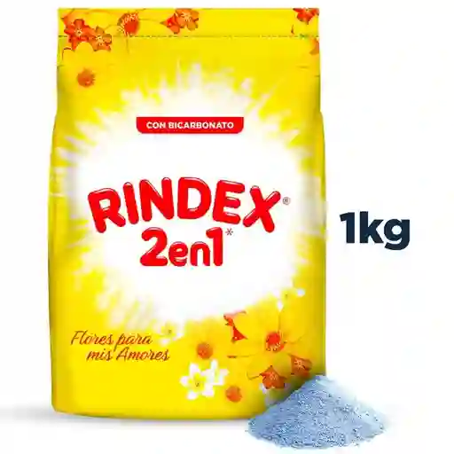 Rindex Detergente Flores Para Mis Amores 1 Kg