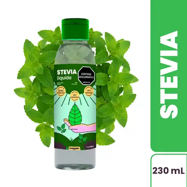 Estevia Liquida El Super Mundo Frasco