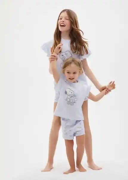 Pijama Valerieb Celeste Talla 70 Niñas Mango