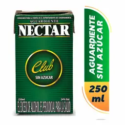 Nectar Aguardiente Club sin Azúcar