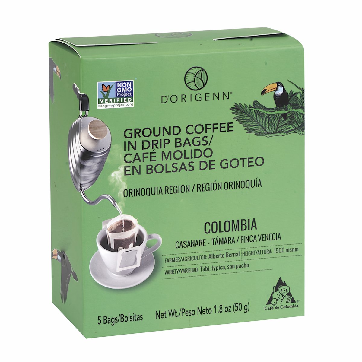 Dorigenn Drip Coffee Orinoquia 50 g