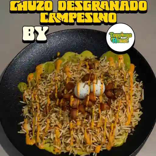 Chuzo desgranado campesino