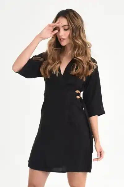 Regged Vestido Zawe Color Negro Talla M