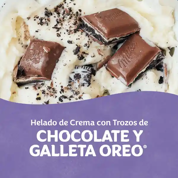 Milka Chocolate Relleno Con Oreo