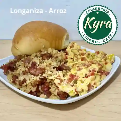 Longaniza-arroz-huevos