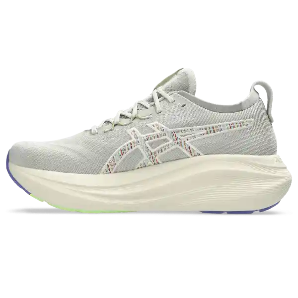 Asics Tenis Gel-Nimbus 27 Tr Para Correr Hombre Verde Talla 8