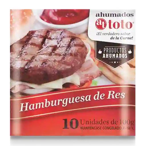 Ahumados Toto Hamburguesa Res Caja