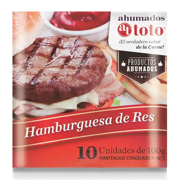 Ahumados Toto Hamburguesa Res Caja