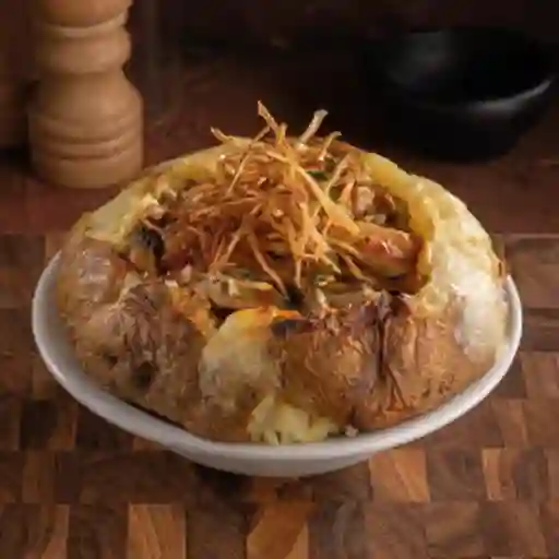 Papa loca pollo roqueford